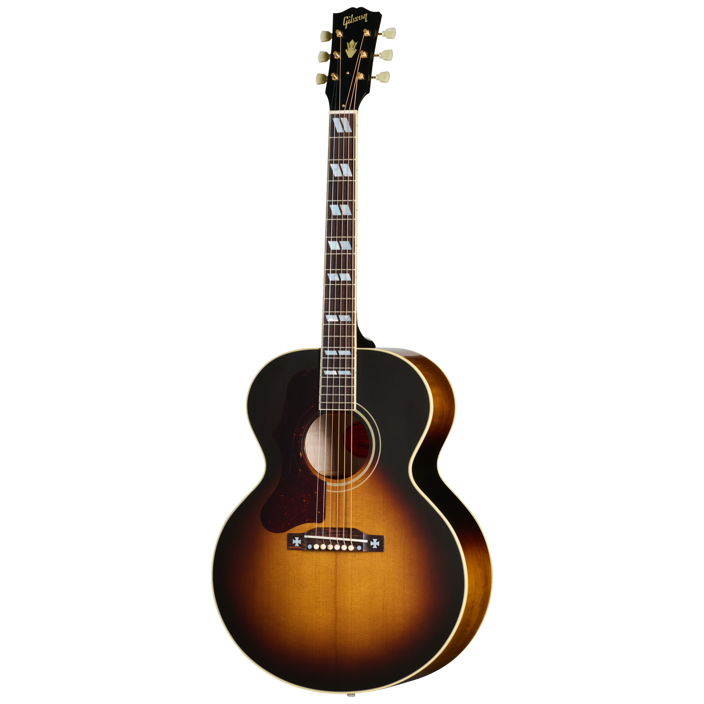 Gibson Custom 1952 J-185 Reissue, Left-Handed, Vintage Sunburst Acoustic Guitar Gibson Custom