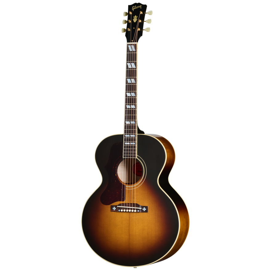 Gibson Custom 1952 J-185 Reissue, Left-Handed, Vintage Sunburst Acoustic Guitar Gibson Custom