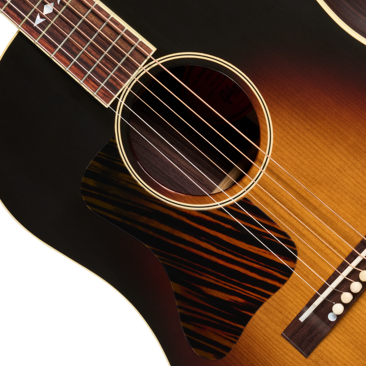 Gibson Custom 1936 Advanced Jumbo Reissue, Left-Handed, Vintage Sunburst Acoustic Guitar Gibson Custom