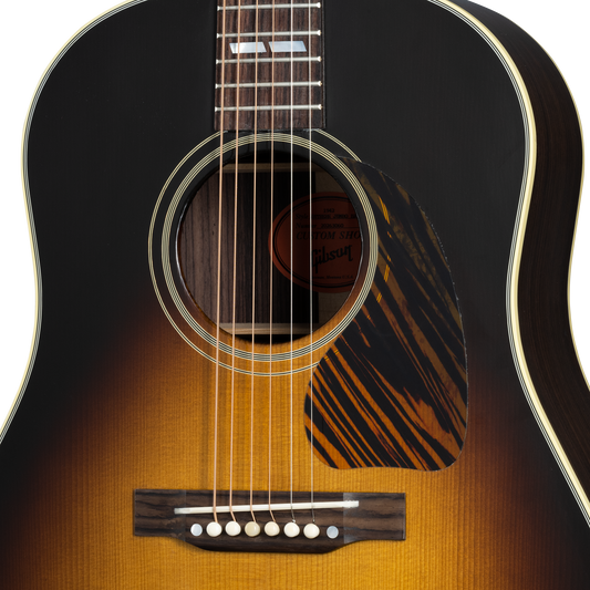 Gibson Custom 1942 Banner Southern Jumbo Reissue, Vintage Sunburst Acoustic Guitar Gibson Custom