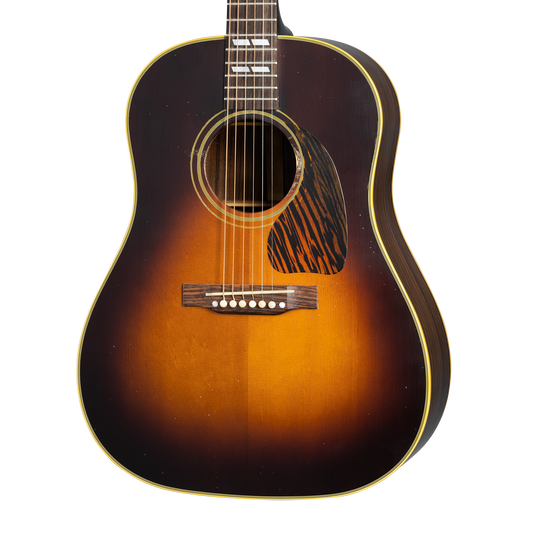 Gibson Custom 1942 Banner Southern Jumbo Reissue, Vintage Sunburst Light Aged Acoustic Guitar Gibson Custom