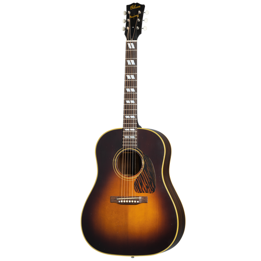Gibson Custom 1942 Banner Southern Jumbo Reissue, Vintage Sunburst Light Aged Acoustic Guitar Gibson Custom