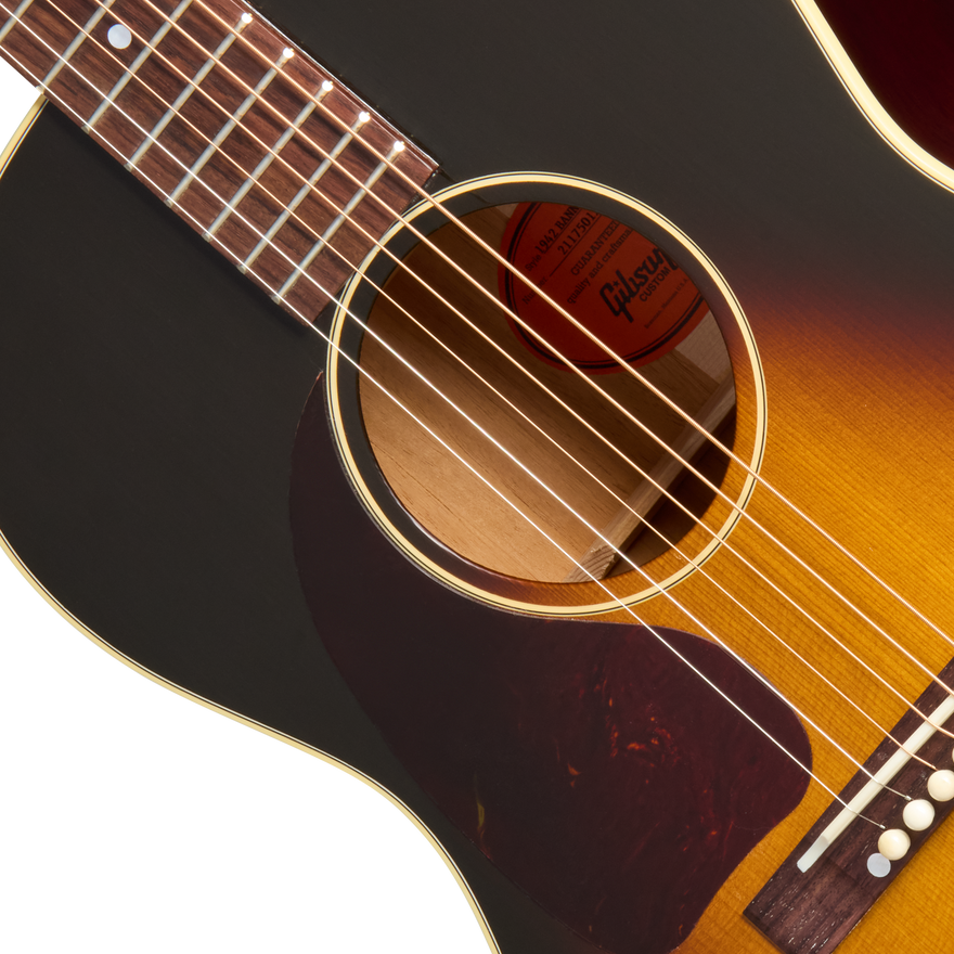 Gibson Custom 1942 Banner LG-2 Reissue, Left-Handed, Vintage Sunburst Acoustic Guitar Gibson Custom