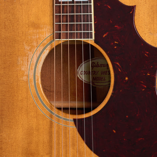 Gibson Custom 1963 Country Western Reissue, Heavy Aged, Smoked Natural Acoustic Guitar Gibson Custom
