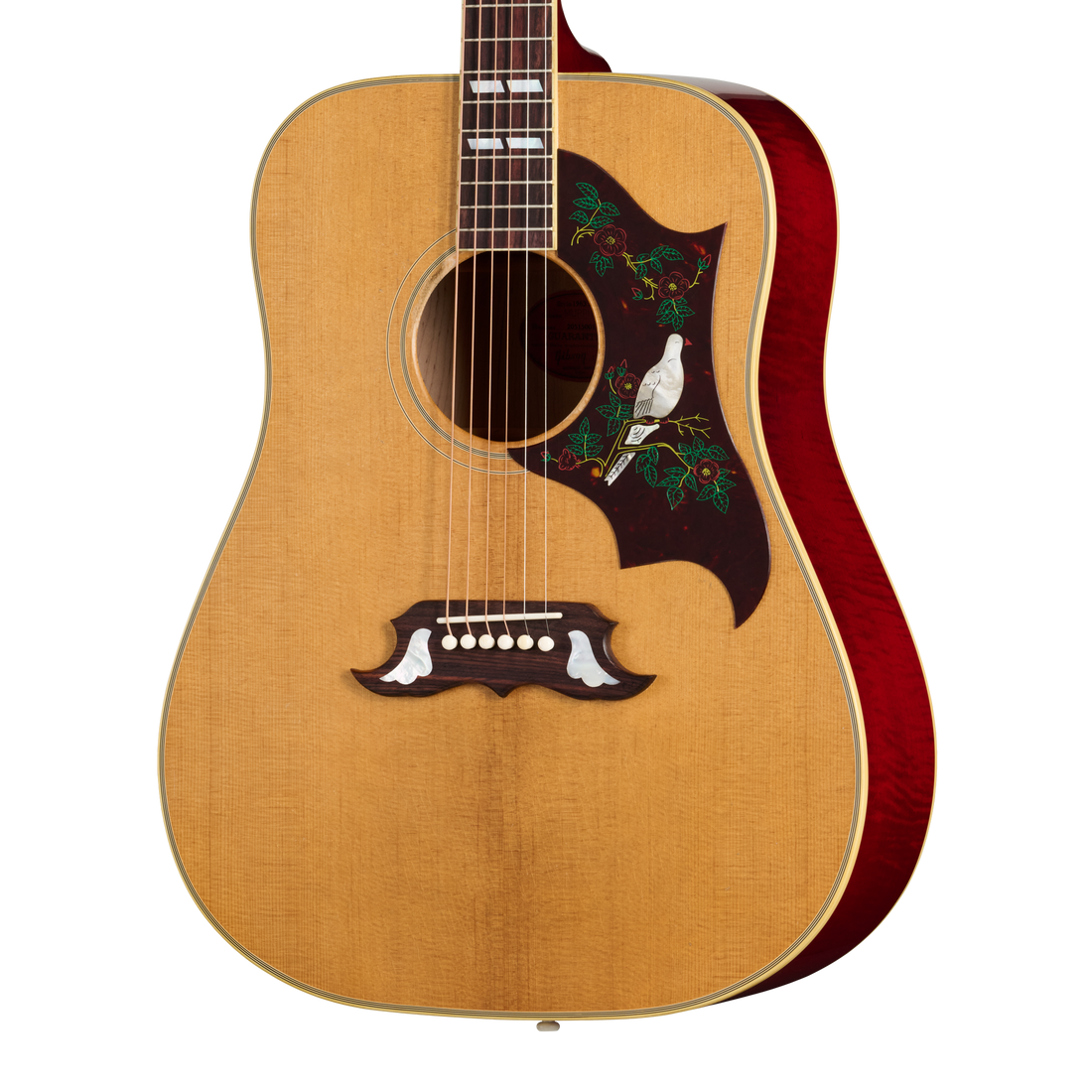 Gibson Custom 1963 Dove Reissue, Light Aged, Dark Natural Acoustic Guitar Gibson Custom