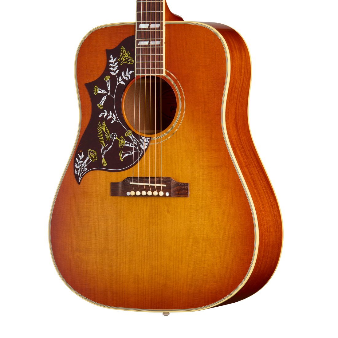 Gibson Custom 1960 Hummingbird Reissue, Left-Handed, Heritage Cherry Sunburst Acoustic Guitar Gibson Custom