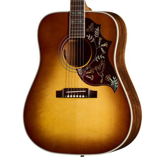 Gibson Custom Hummingbird Elegant Koa, Honey Burst Acoustic Guitar Gibson Custom