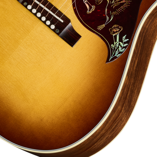 Gibson Custom Hummingbird Elegant Koa, Honey Burst Acoustic Guitar Gibson Custom