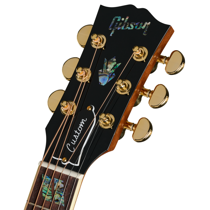 Gibson Custom Hummingbird Elegant Koa, Honey Burst Acoustic Guitar Gibson Custom