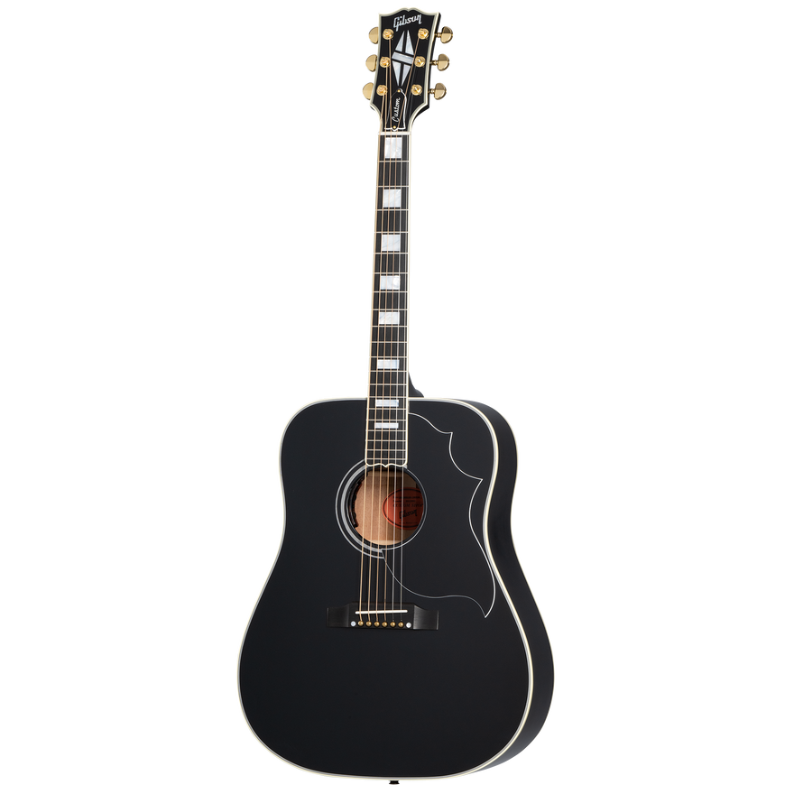 Gibson Custom Hummingbird Custom, Ebony Acoustic Guitar Gibson Custom