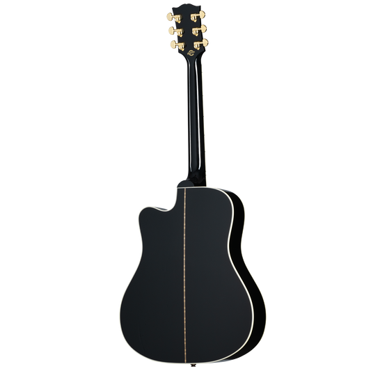 Gibson Custom Songwriter EC Custom, Ebony Acoustic Guitar Gibson Custom