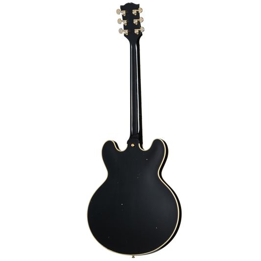 Gibson Custom 60s ES-355 Reissue Maestro Vibrola, Light Aged, Ebony Electric Guitar Gibson Custom