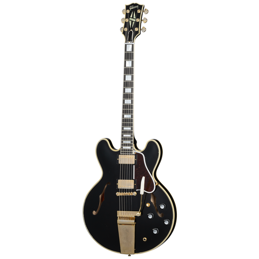 Gibson Custom 60s ES-355 Reissue Maestro Vibrola, Light Aged, Ebony Electric Guitar Gibson Custom
