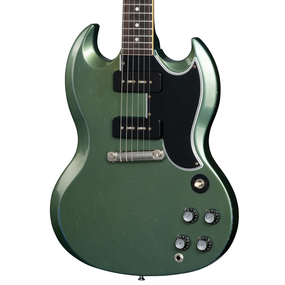 Gibson Custom 1963 SG Special Reissue, Light Aged, Antique Pelham Blue Electric Guitar Gibson Custom