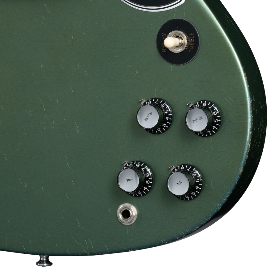 Gibson Custom 1963 SG Special Reissue, Light Aged, Antique Pelham Blue Electric Guitar Gibson Custom