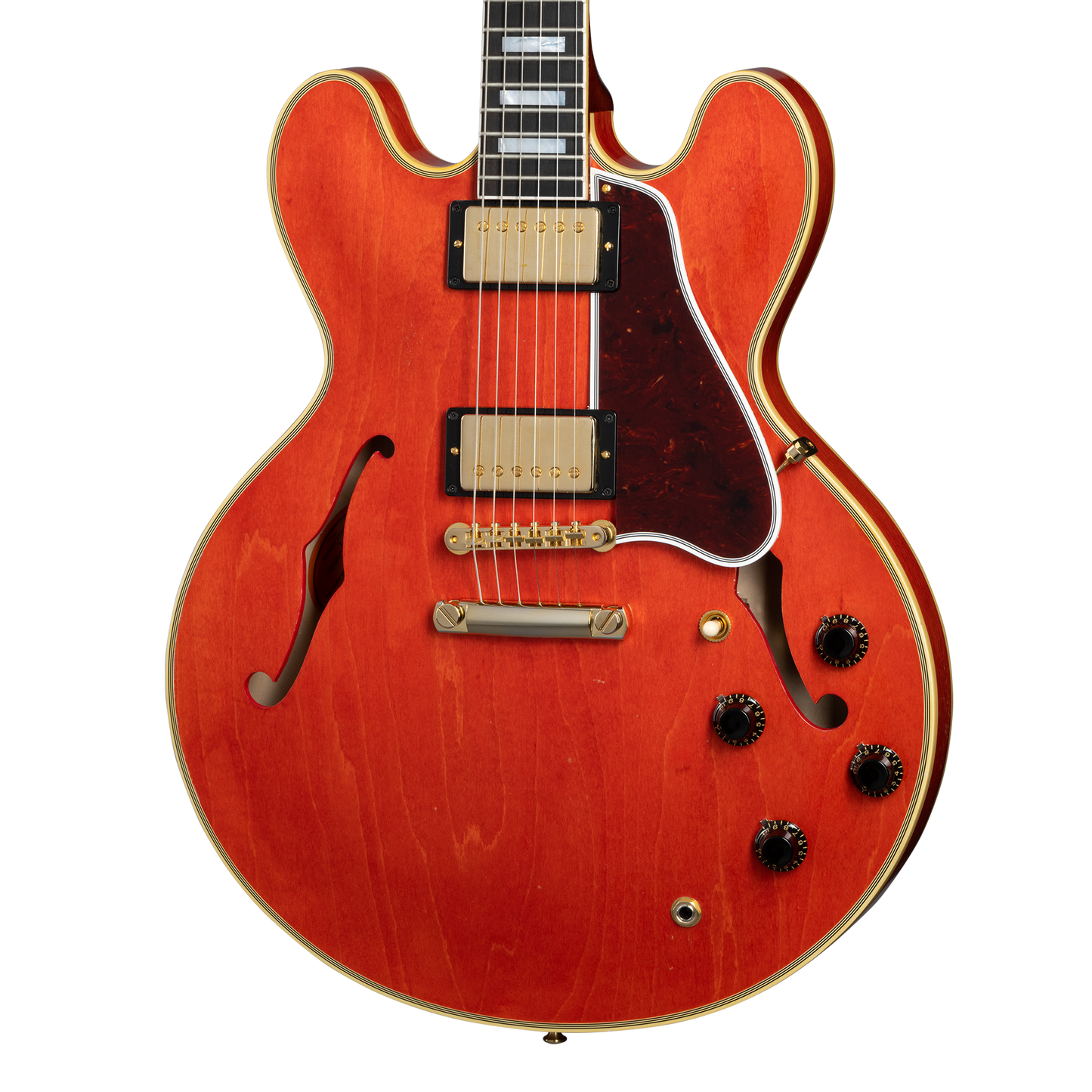 Gibson Custom 1959 ES-355 Reissue, Light Aged, Grapefruit Red Electric Guitar Gibson Custom