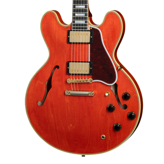 Gibson Custom 1959 ES-355 Reissue, Light Aged, Grapefruit Red Electric Guitar Gibson Custom