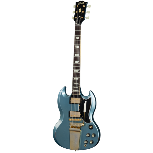 Gibson Custom 1964 SG Standard Reissue with Maestro, Light Aged, Antique Pelham Blue Electric Guitar Gibson Custom