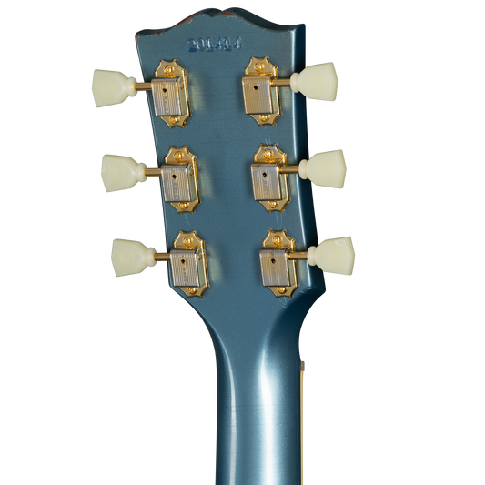 Gibson Custom 1964 SG Standard Reissue with Maestro, Light Aged, Antique Pelham Blue Electric Guitar Gibson Custom