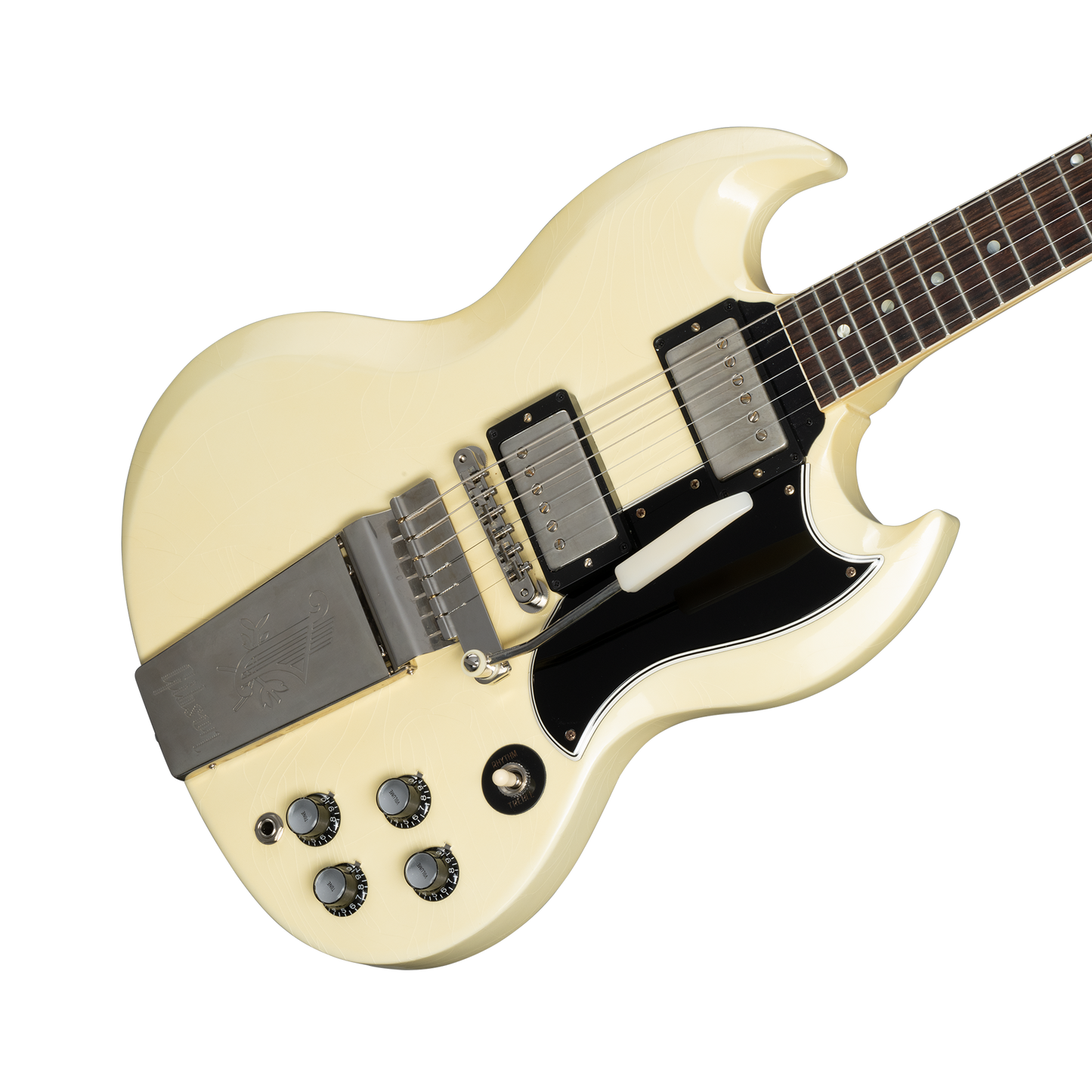 Gibson Custom 1963 SG Special Reissue, Ultra Light Aged, Classic White Electric Guitar Gibson Custom