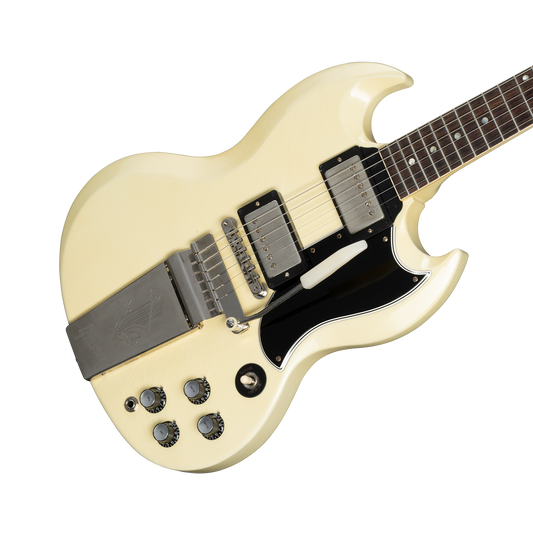 Gibson Custom 1963 SG Special Reissue, Ultra Light Aged, Classic White Electric Guitar Gibson Custom
