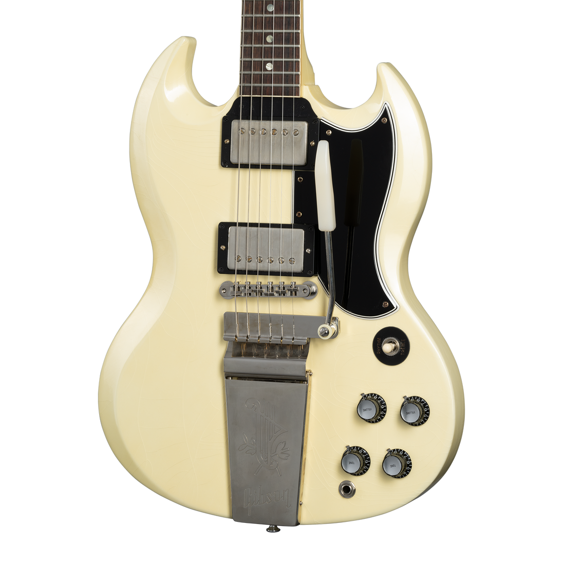 Gibson Custom 1963 SG Special Reissue, Ultra Light Aged, Classic White Electric Guitar Gibson Custom