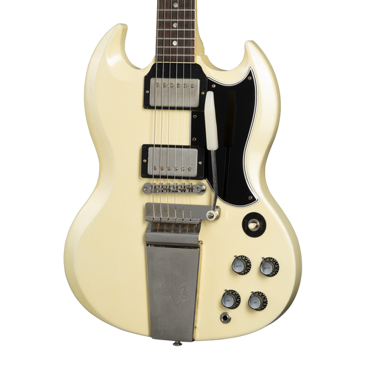 Gibson Custom 1963 SG Special Reissue, Ultra Light Aged, Classic White Electric Guitar Gibson Custom