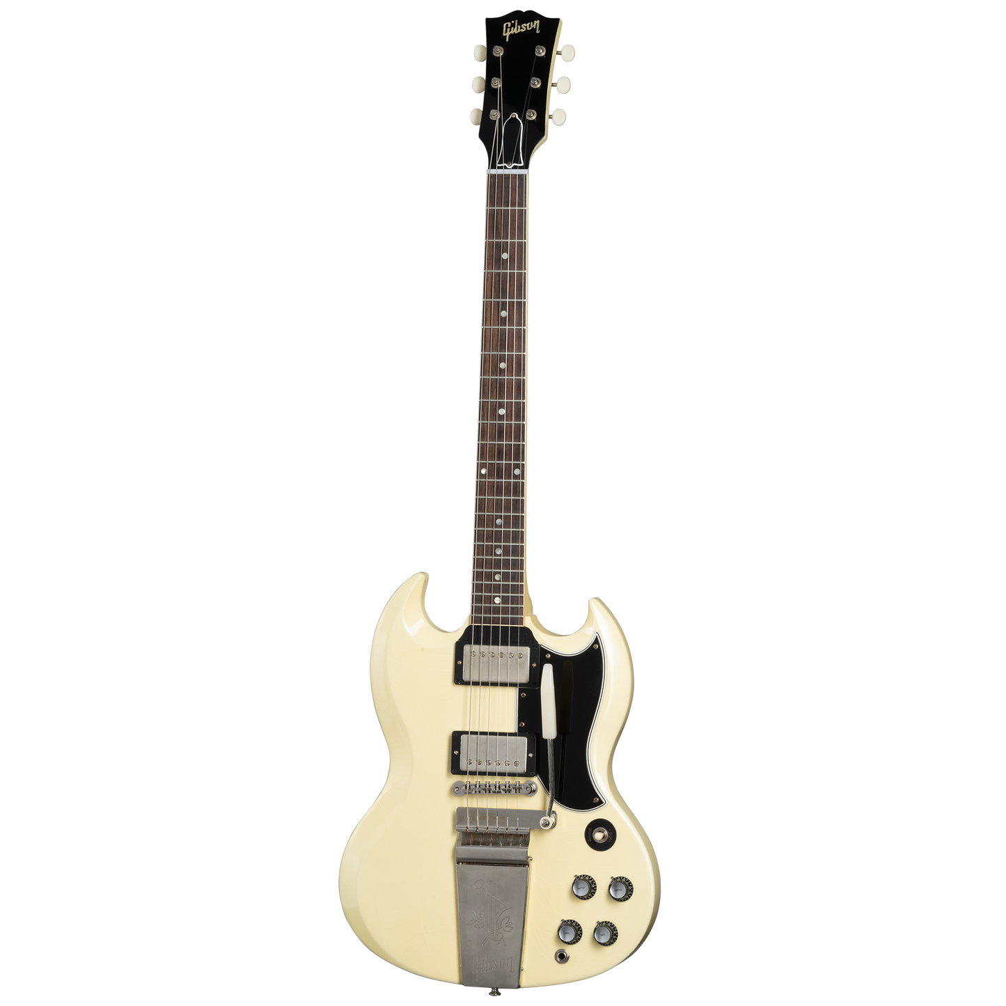 Gibson Custom 1963 SG Special Reissue, Ultra Light Aged, Classic White Electric Guitar Gibson Custom