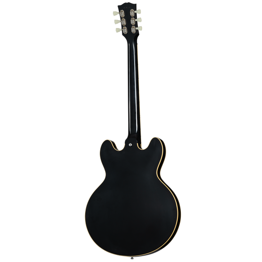 Gibson Custom 1964 ES-335 Reissue, Ebony VOS Electric Guitar Gibson Custom