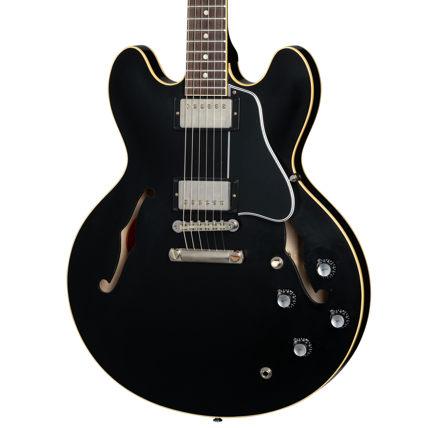 Gibson Custom 1964 ES-335 Reissue, Ebony VOS Electric Guitar Gibson Custom