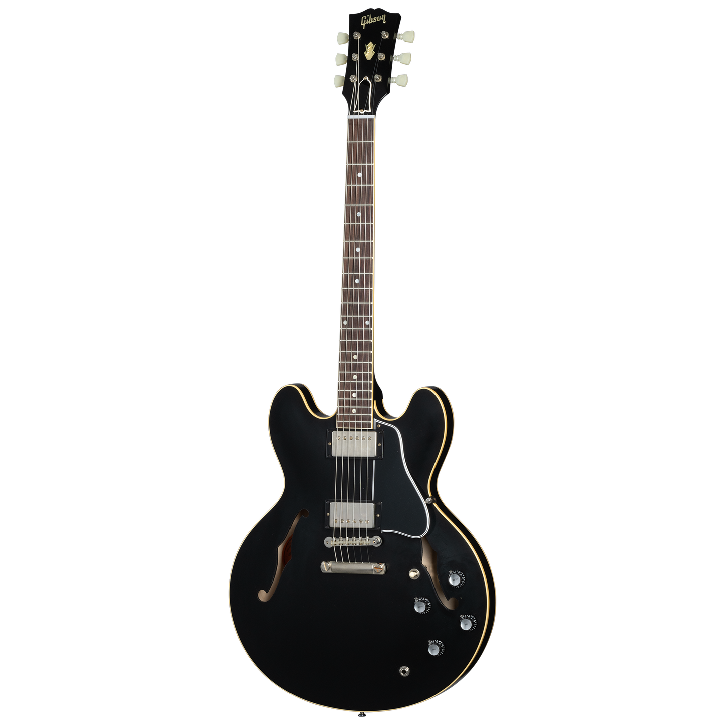 Gibson Custom 1964 ES-335 Reissue, Ebony VOS Electric Guitar Gibson Custom