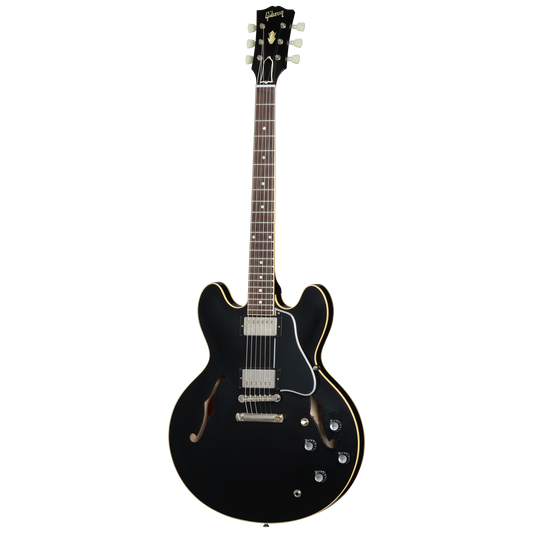 Gibson Custom 1964 ES-335 Reissue, Ebony VOS Electric Guitar Gibson Custom
