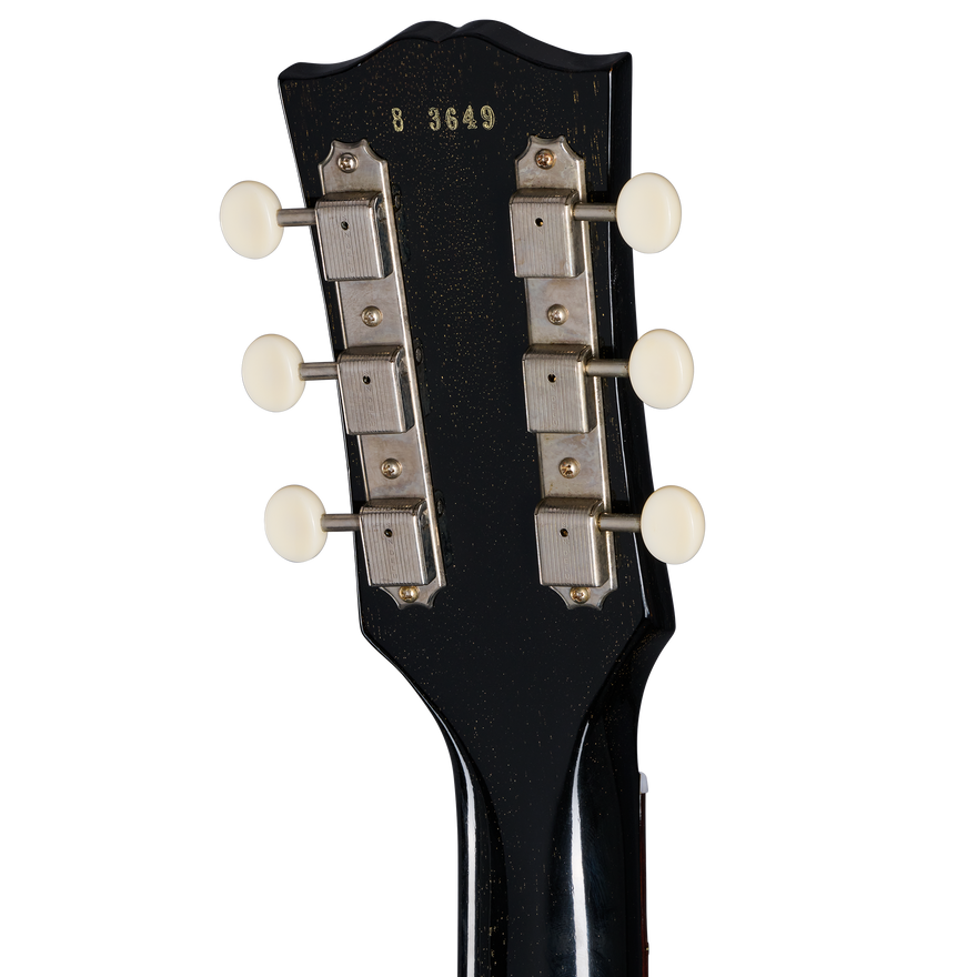 Gibson Custom 1958 Les Paul Junior Double Cut, Exclusive, TV Black Electric Guitar Gibson Custom