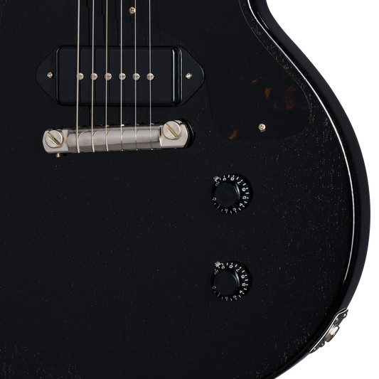 Gibson Custom 1958 Les Paul Junior Double Cut, Exclusive, TV Black Electric Guitar Gibson Custom