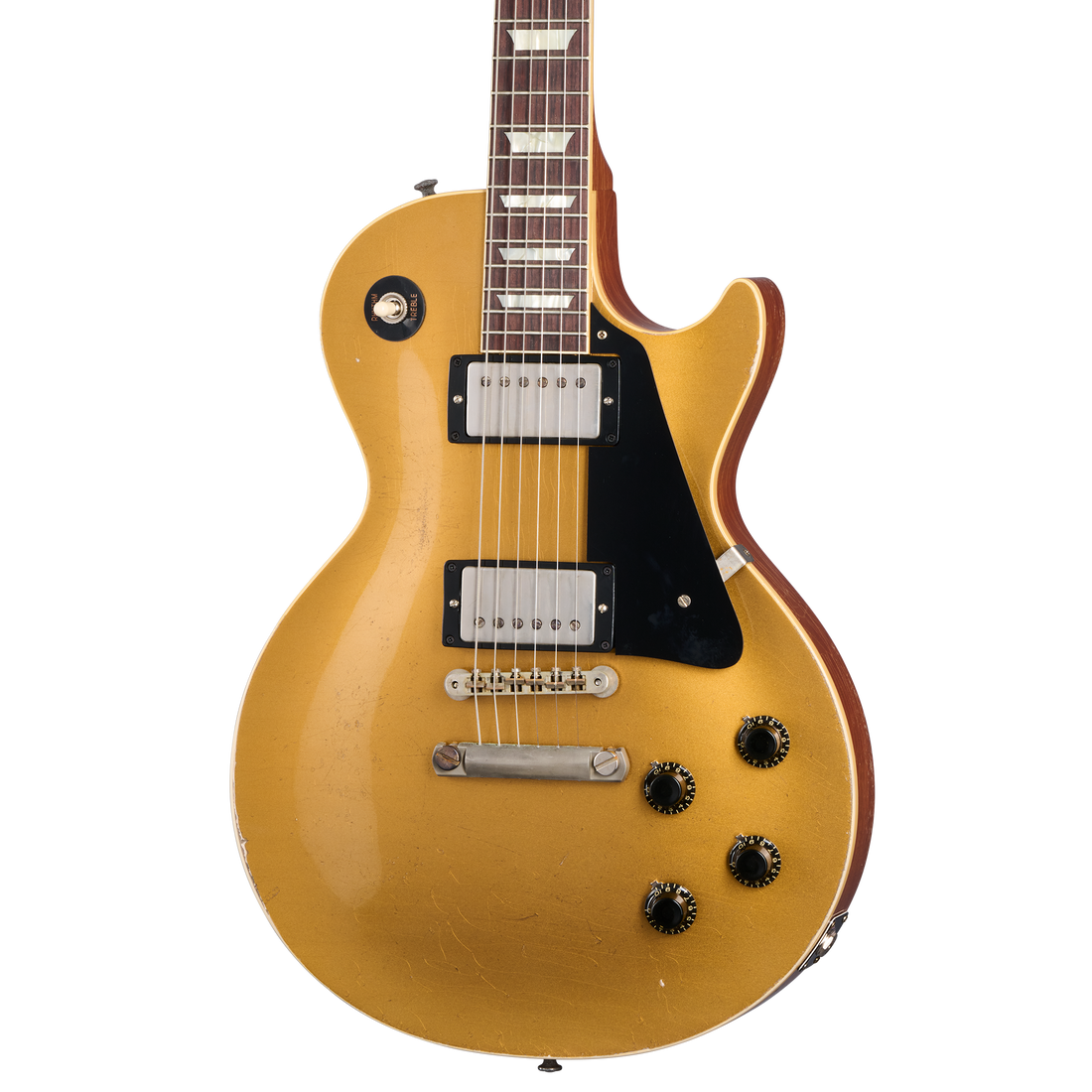 Gibson Custom 1957 Les Paul Standard Reissue, Heavy Aged, Double Gold Electric Guitar Gibson Custom