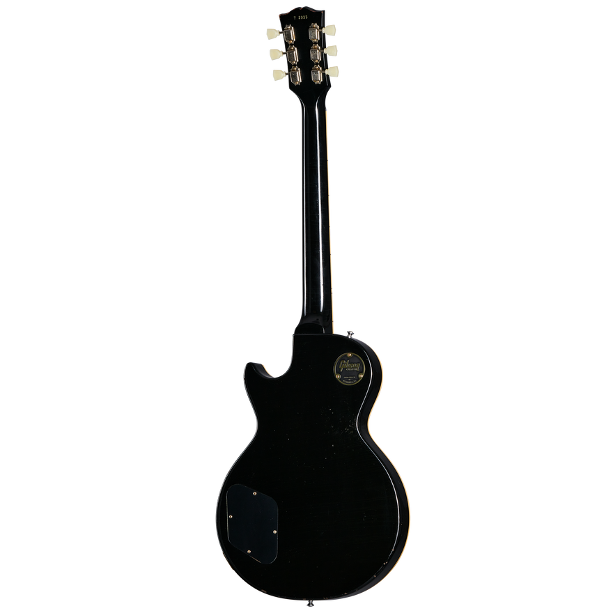 ギター Gibson Murphy Lab 1957 Les Paul Custom Gibson 1957 Les Paul Custom 2-pickup Murphy Lab ULA Ebony – Twin