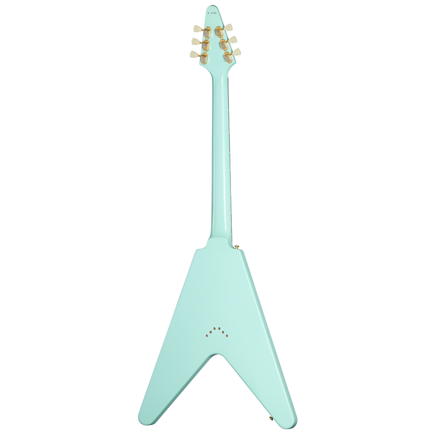 Gibson Custom 1958 Korina Flying V Reissue, Kerry Green VOS Electric Guitar Gibson Custom