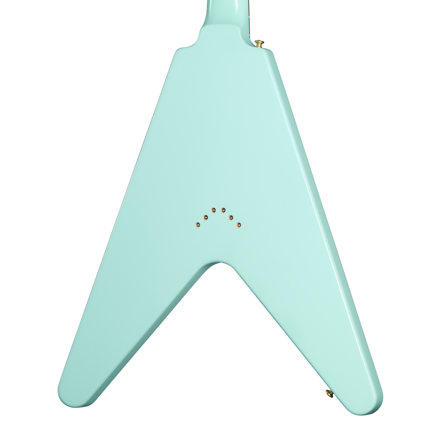 Gibson Custom 1958 Korina Flying V Reissue, Kerry Green VOS Electric Guitar Gibson Custom