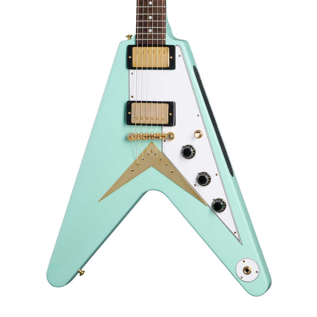 Gibson Custom 1958 Korina Flying V Reissue, Kerry Green VOS Electric Guitar Gibson Custom