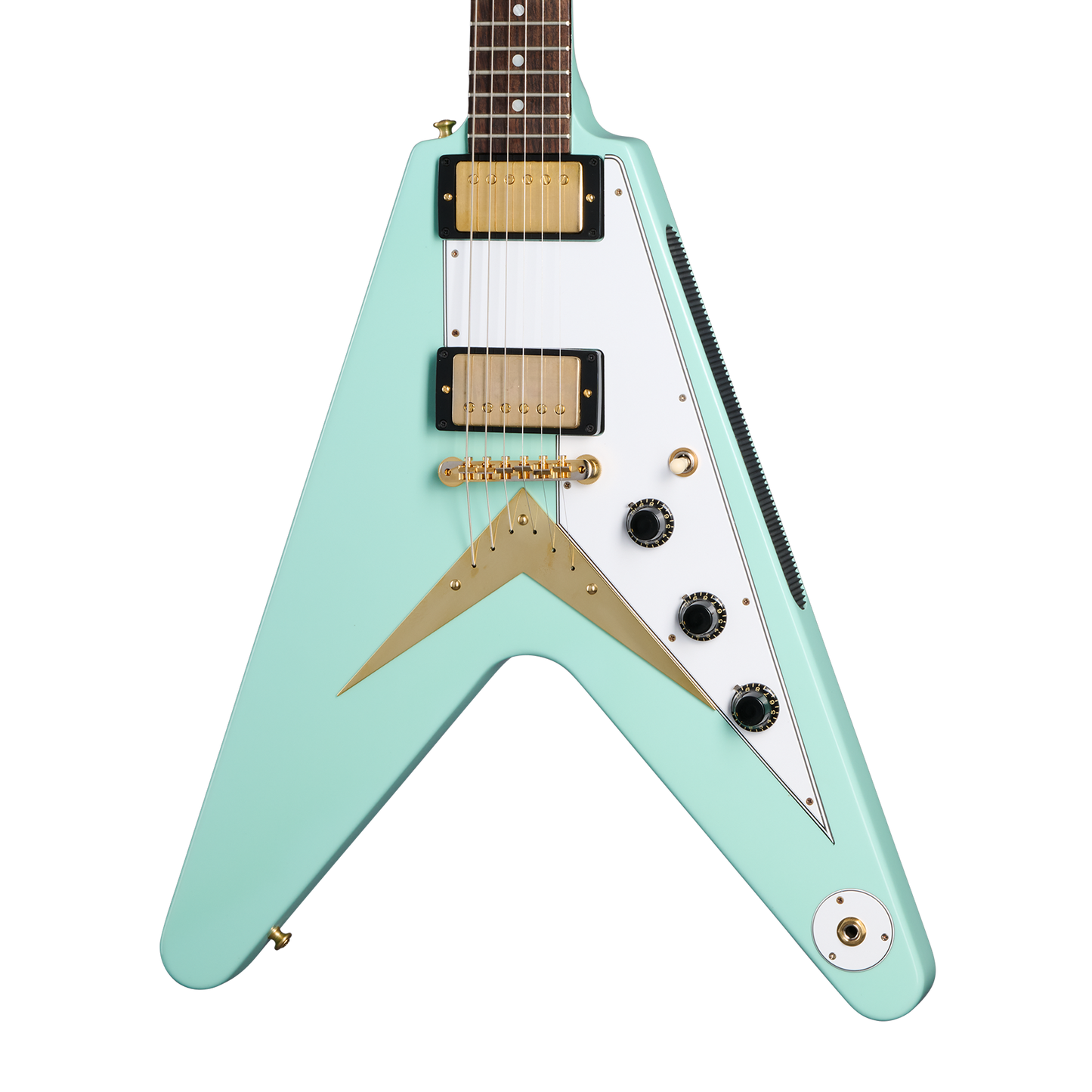 Gibson Custom 1958 Korina Flying V Reissue, Kerry Green VOS Electric Guitar Gibson Custom