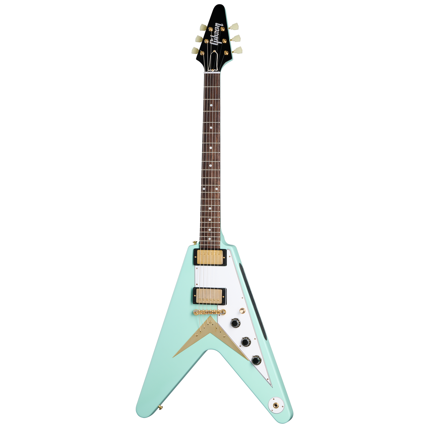 Gibson Custom 1958 Korina Flying V Reissue, Kerry Green VOS Electric Guitar Gibson Custom