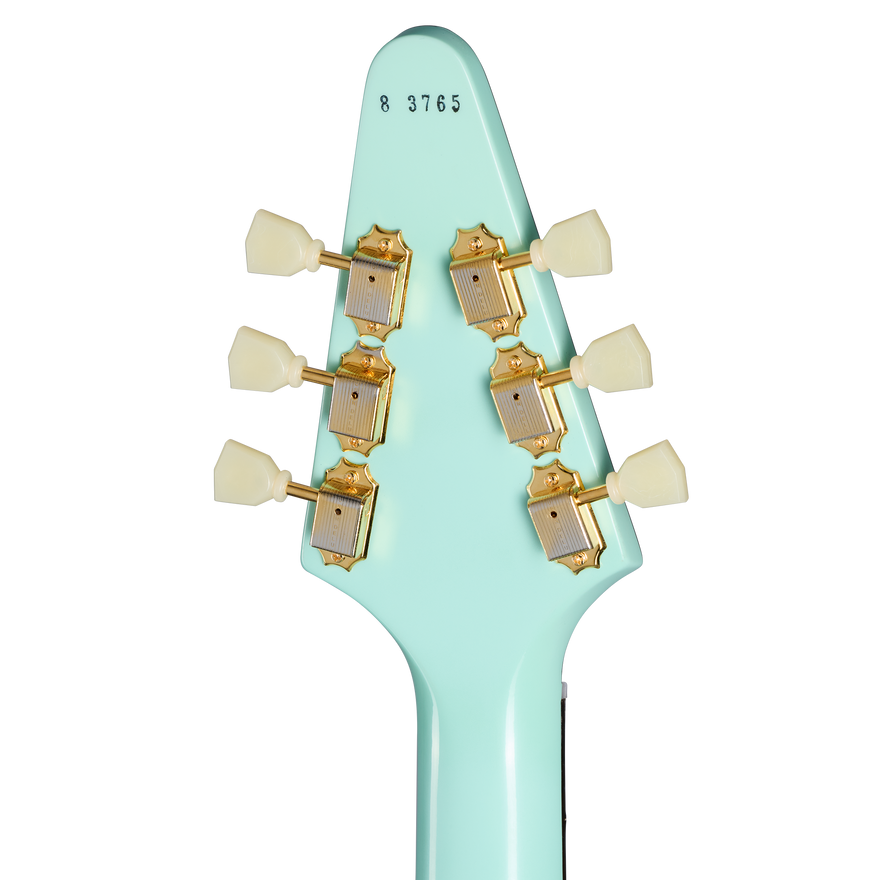 Gibson Custom 1958 Korina Flying V Reissue, Kerry Green VOS Electric Guitar Gibson Custom
