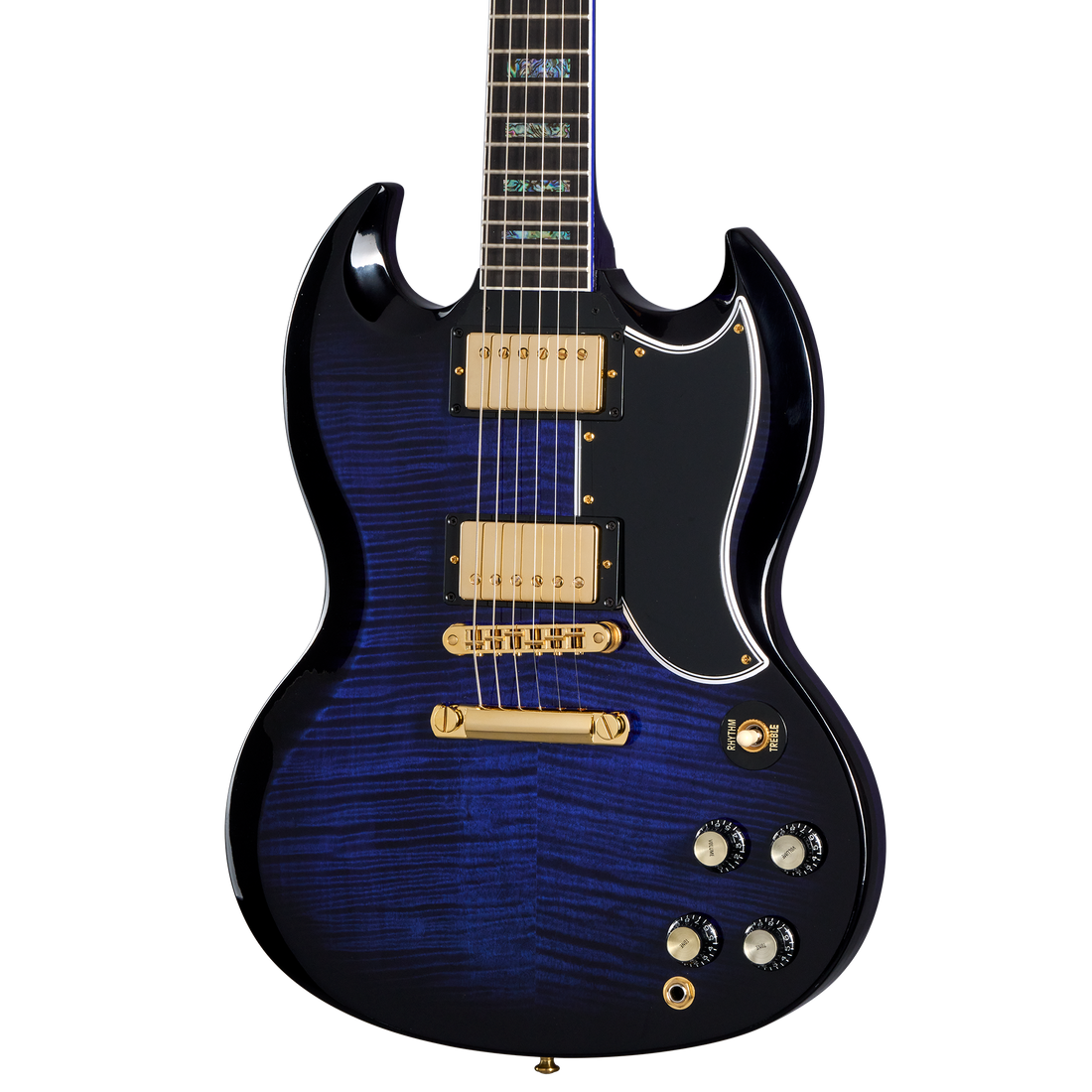 Gibson Custom SG Custom Figured 2-Pickup, Exclusive, Blue Widow Electric Guitar Gibson Custom