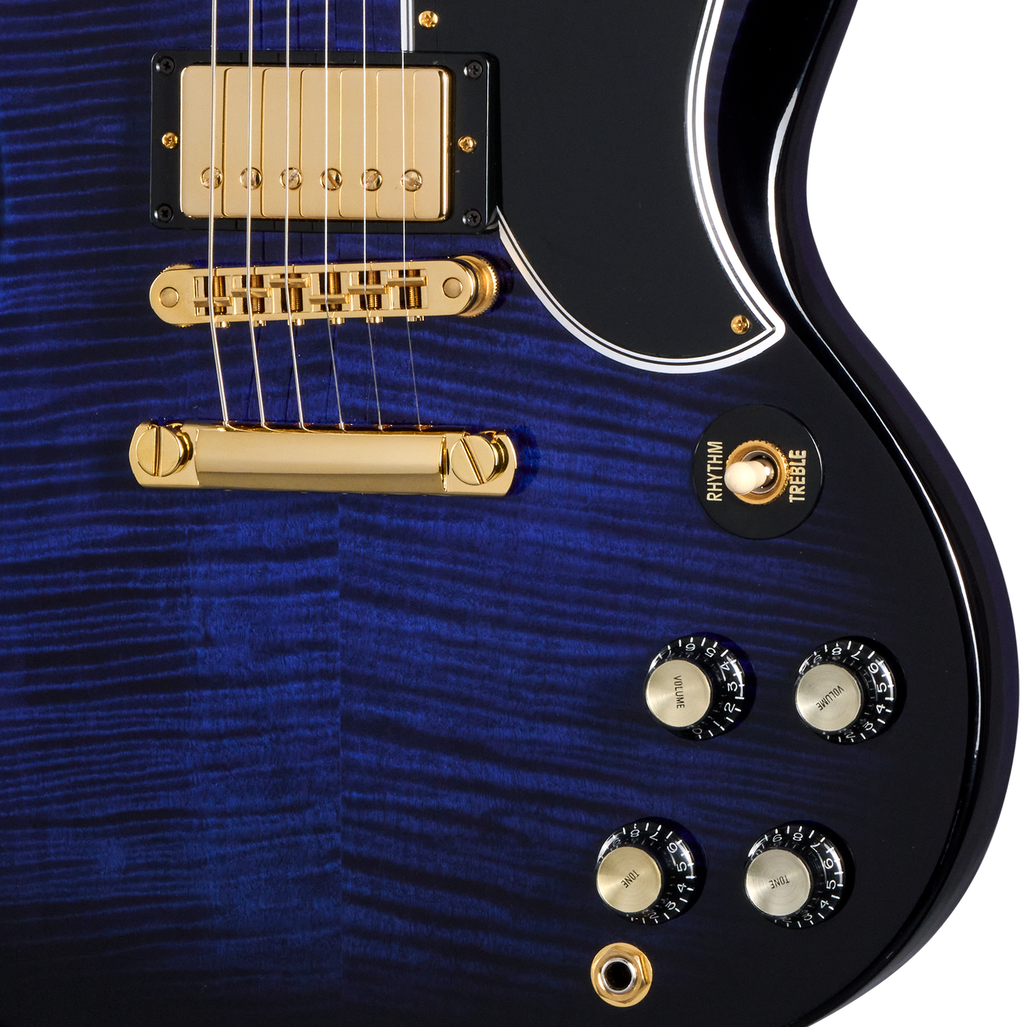 Gibson Custom SG Custom Figured 2-Pickup, Exclusive, Blue Widow Electric Guitar Gibson Custom
