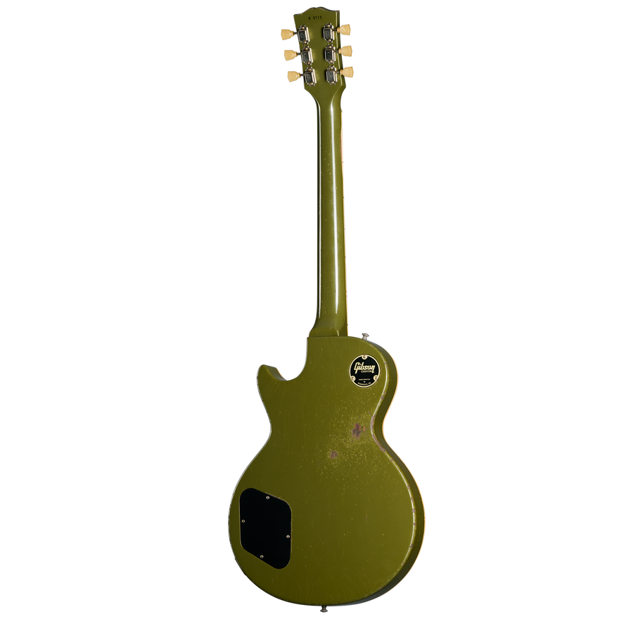 Gibson Custom 1958 Les Paul Standard, Heavy Aged, Olive Drab Electric Guitar Gibson Custom