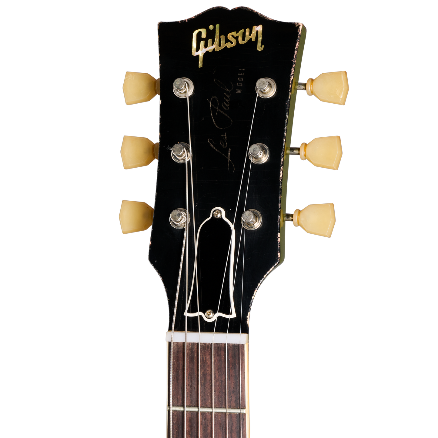 Gibson Custom 1958 Les Paul Standard, Heavy Aged, Olive Drab Electric Guitar Gibson Custom