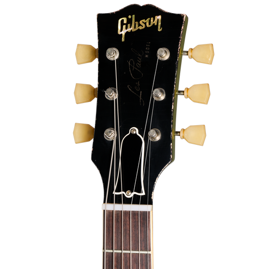 Gibson Custom 1958 Les Paul Standard, Heavy Aged, Olive Drab Electric Guitar Gibson Custom