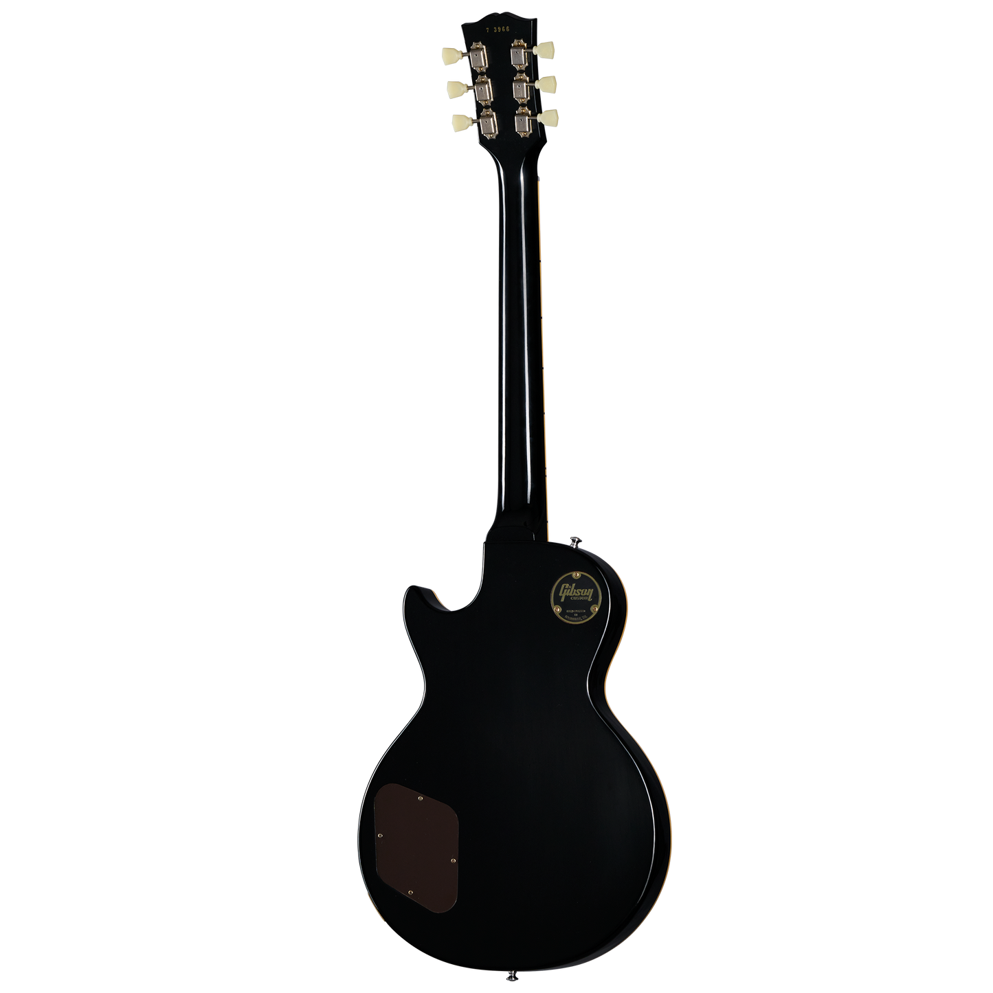 Gibson Custom 1957 Les Paul Standard, Exclusive, Ebony VOS Electric Guitar Gibson Custom