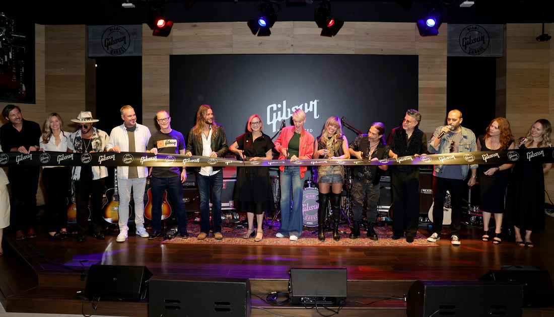 Ribbon-cutting at the Gibson Garage Miami