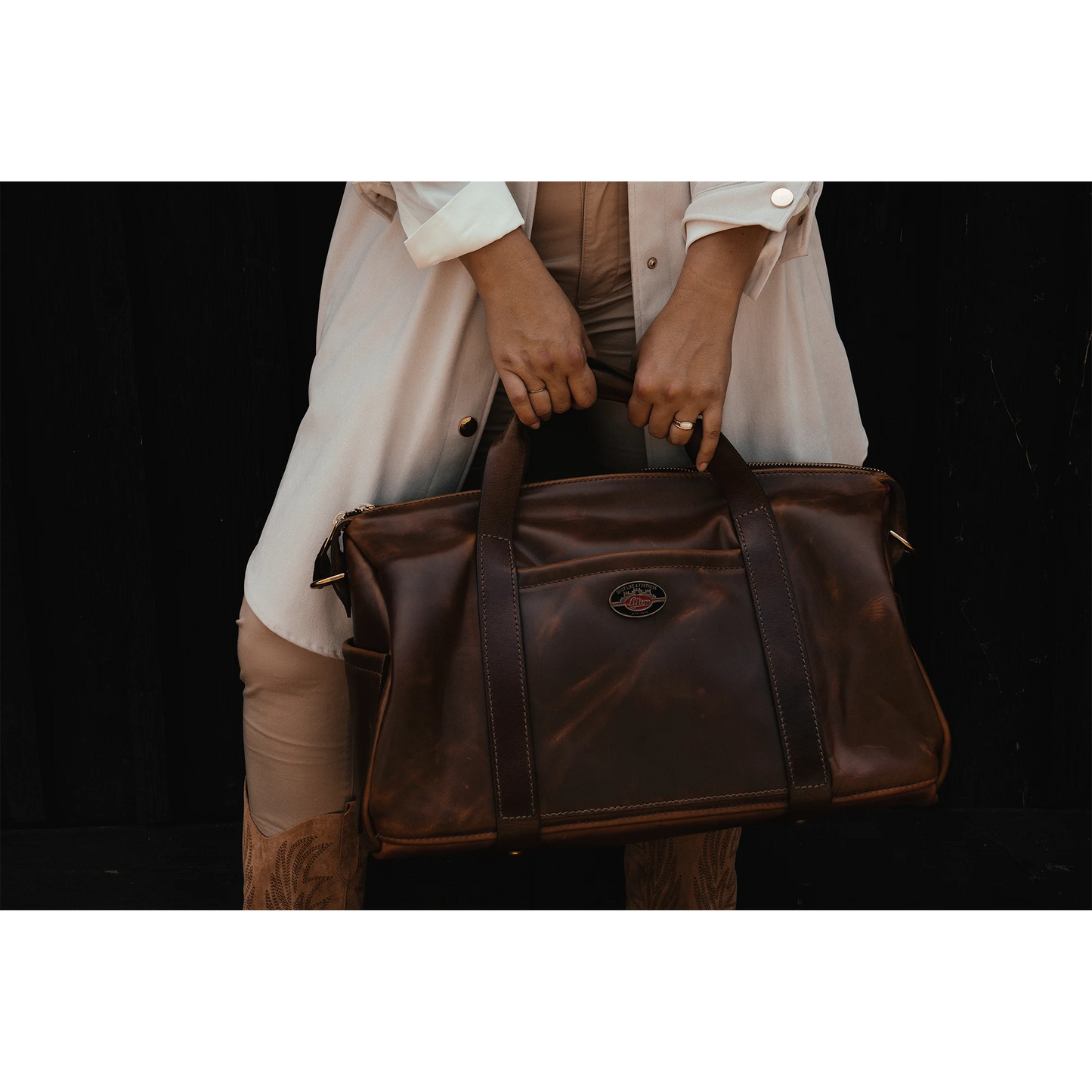 Lifton Leather Duffle Bag, Brown Duffle Bag Lifton